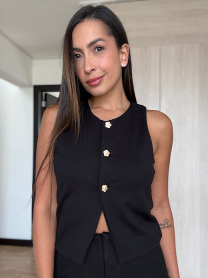 Blusa Botones Gold