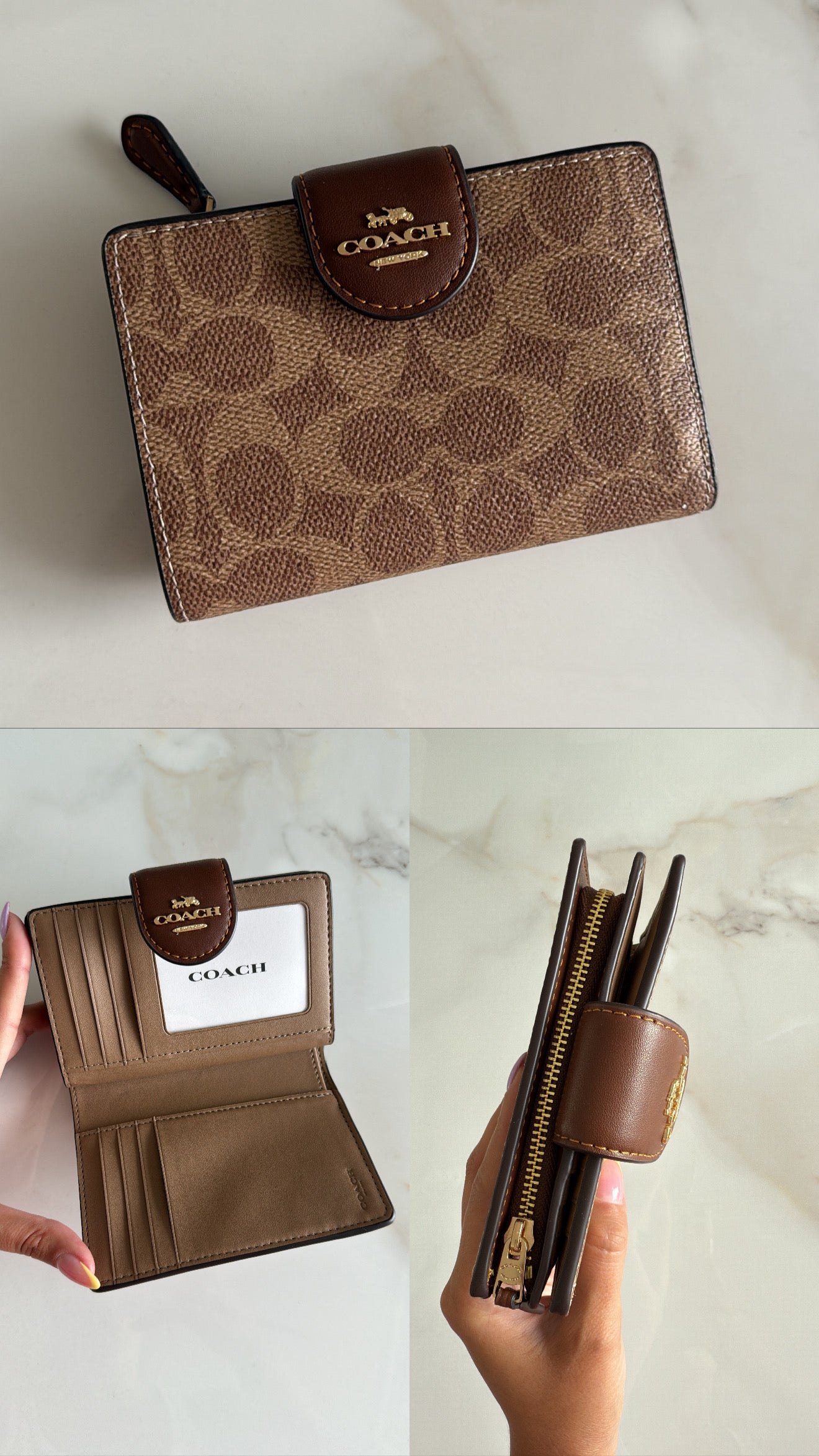 Medium Corner Zip Wallet